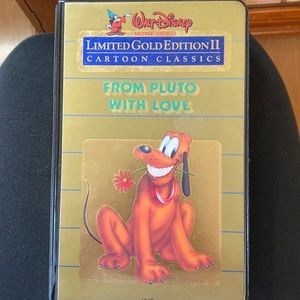 Limited Gold edition Disney cartoon classic vhs